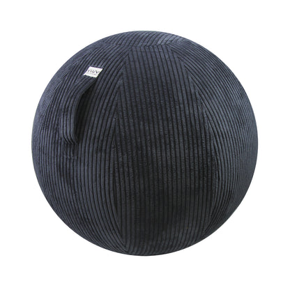 Ballon d'assise ergonomique - Velours Navy 55cm