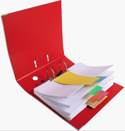 Fiches intercalaires trapezoidale 180g paquet 100 assorties