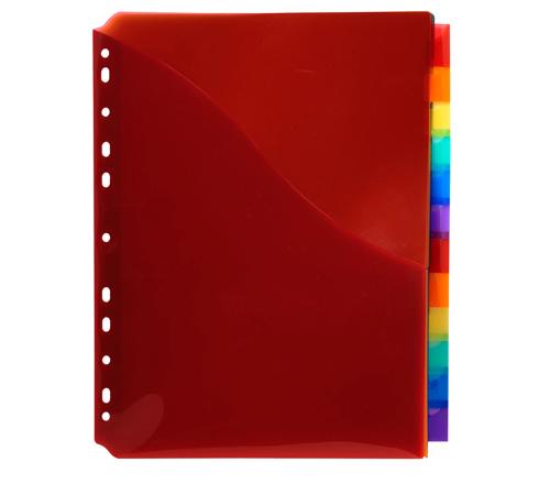 Intercalaire A4+ 12 Onglets personnalisables polypro