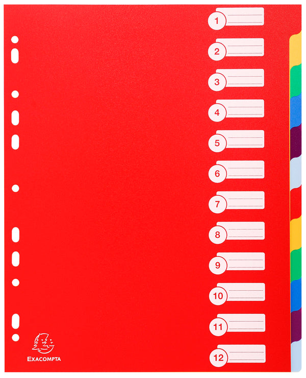 Intercalaires a4+ polypro 30/100e 12t