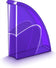 Porte-revues polypro transparent -violet