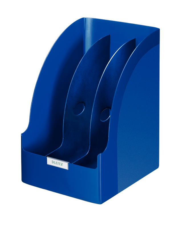 Porte-revues 3 séparations réglables-bleu