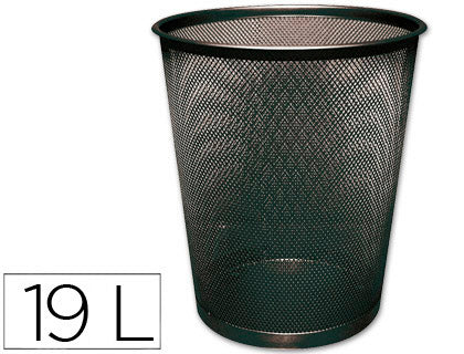 Corbeille papier mesh 19l noir