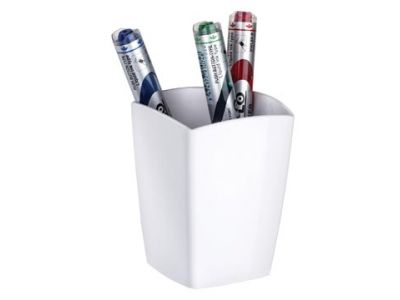 Pot crayons magnetique -blanc