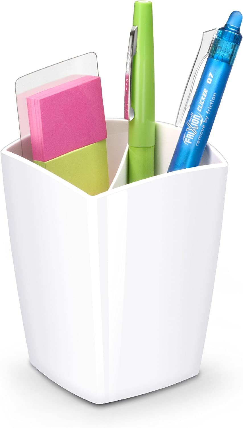 Pot crayons magnetique -blanc