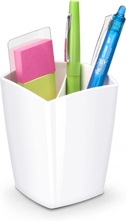 Pot crayons magnetique -blanc