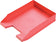 Corbeille courrier rouge