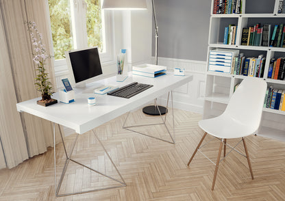 Corbeille courrier design wow bleu