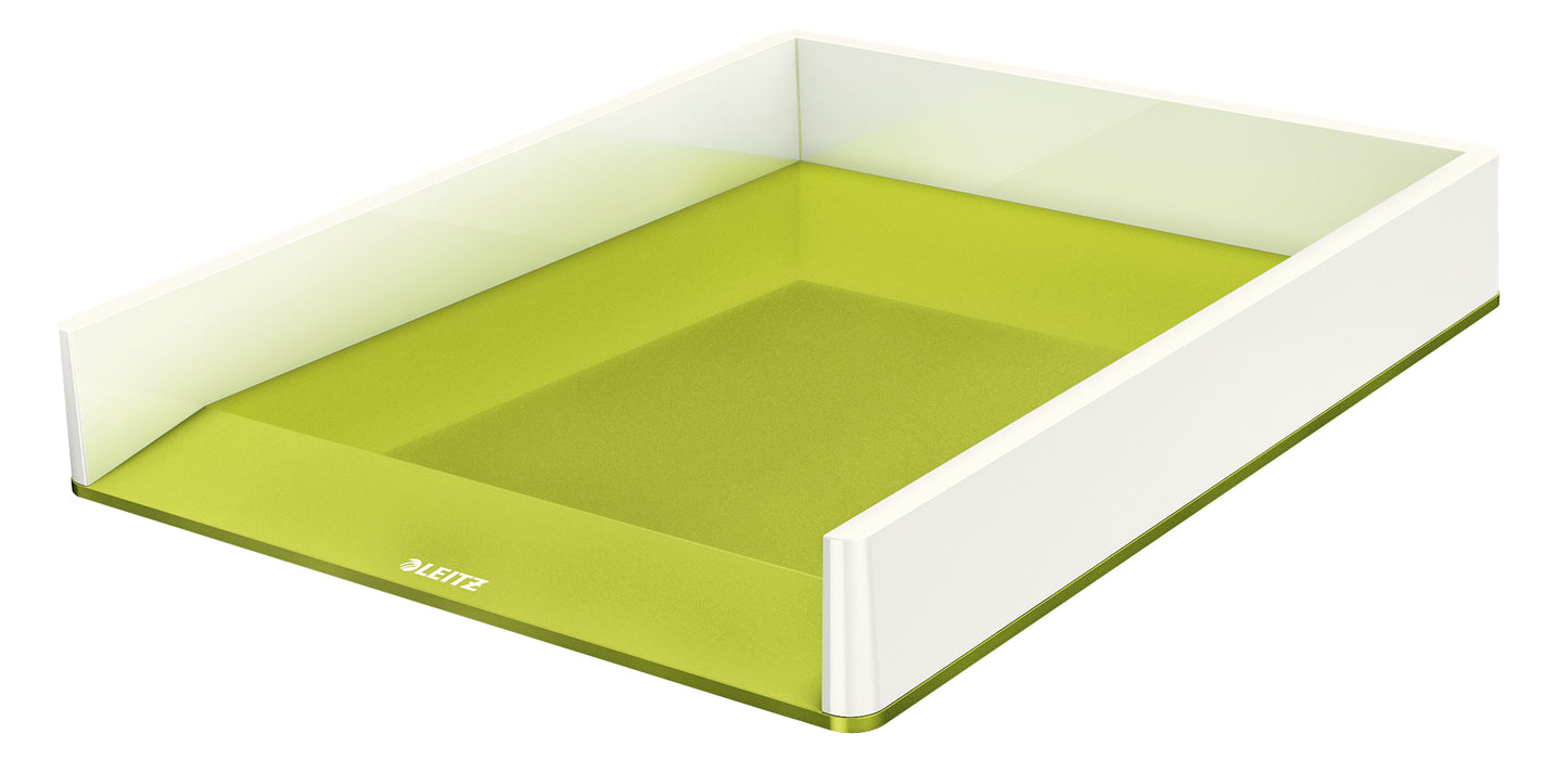 Corbeille courrier design wow -vert