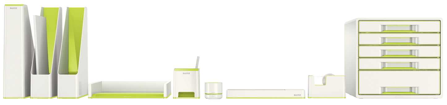 Corbeille courrier design wow -vert