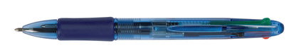 Stylo bille 4 couleurs pointe  0,7mm -écriture moyenne