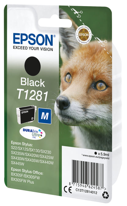 Cartouche d'encre Epson noire t1281 - économies et performance