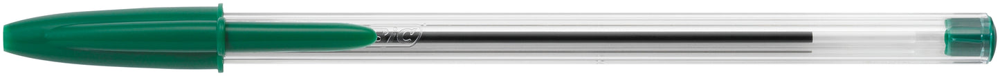 Stylo bille bic cristal vert