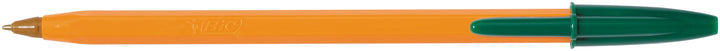 Stylo à Bille BIC Orange Vert - Écriture Fine