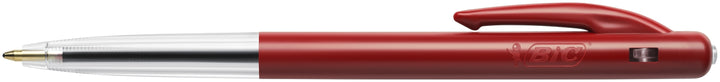 Stylo bille bic m10 clic ecriture  moyenne rouge