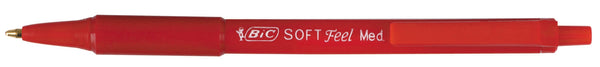 Stylo bille bic Soft feel clic rouge