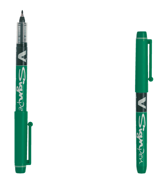 Feutre v-signpen vert