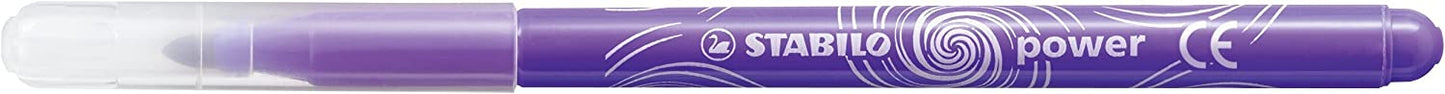 Feutres STABILO Power 12 couleurs Multicolore