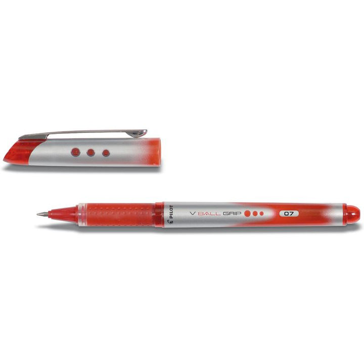 Roller v-ball grip 0.7 rouge