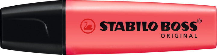 Surligneur stabilo boss rouge