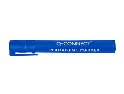 Marqueur permanent ogive bleu - Q-CONNECT