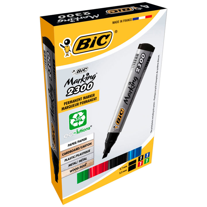 Marqueur permanent 2300 biseau assorti e/4