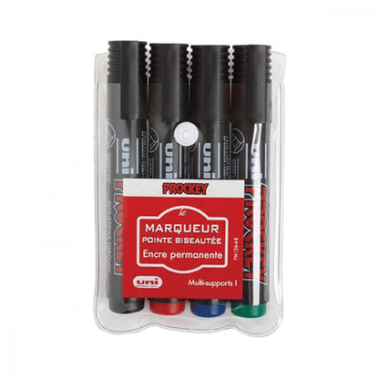 Marqueurs Prockey PM-126 - Pointe Biseautée 5,7 mm - Couleurs assorties