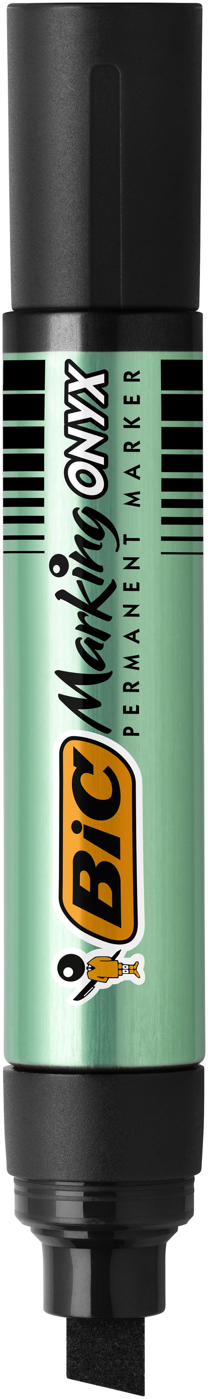 Marqueur Permanent BIC Onyx Géant 1891 Pointe Biseautée Noire