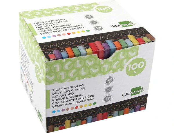 Craies Anti-Poussière Assorties - Boîte de 100