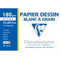 Papier dessin 21x29.7cm - 180g, 12 feuilles