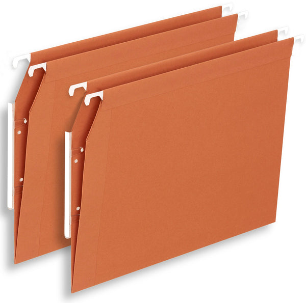 Dossier suspendus armoire éco -fond V orange- lot de 25