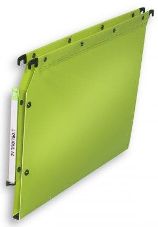 Dossiers suspendus polypropylène armoire - Fond 15mm - par 10 - Vert