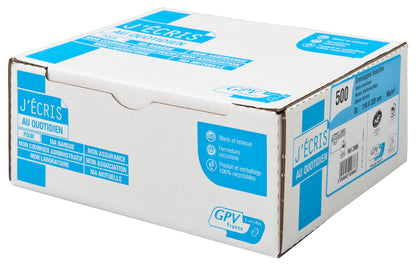 Enveloppes blanc 110x220 bdp 90g boite de 500