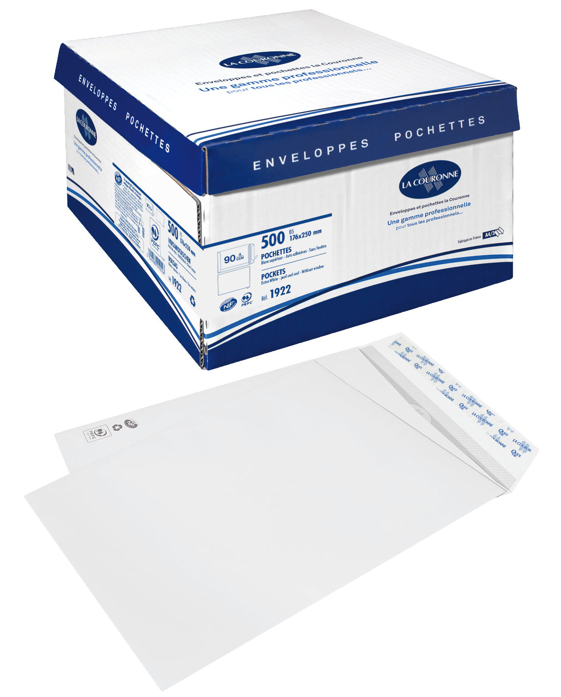 POC.VELIN BLC 176X250 BDP90G B/500
