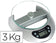 Pèse-lettres électronique 3 kg - précision 1 g Q-connect