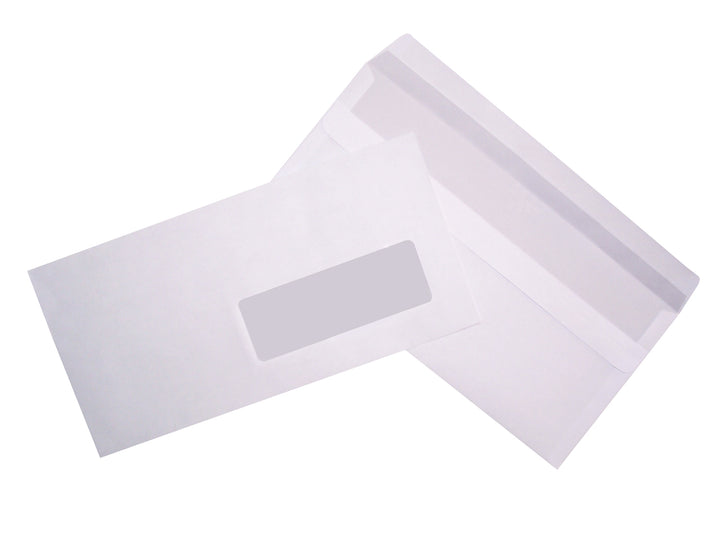 Enveloppes blanc 110x220 a-c 80g f45 b/500