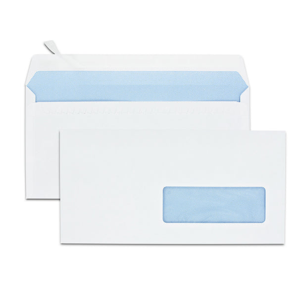 Enveloppes blanc 110x220 bdp80g f35b/500
