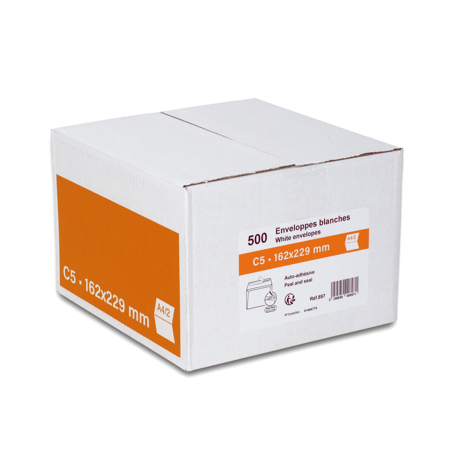 ENV.162X229 BLC SIL.597 B/50080G