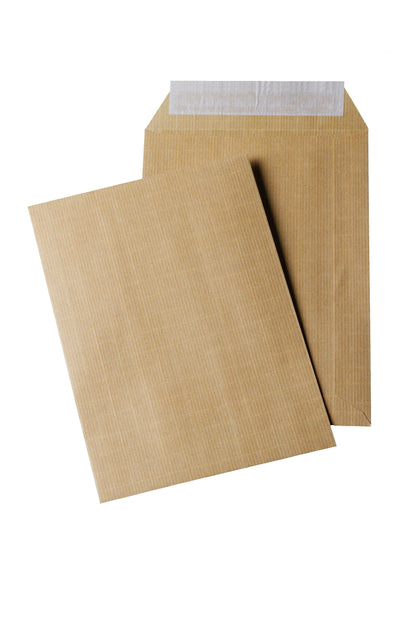 Pochette d'expédition 162 x 229 mm, kraft armé brun-boite de 500