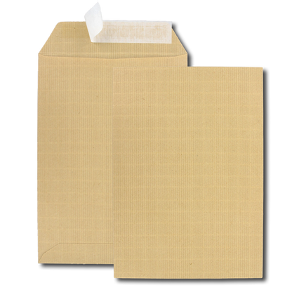 Pochette d'expédition 162 x 229 mm, kraft armé brun-boite de 500