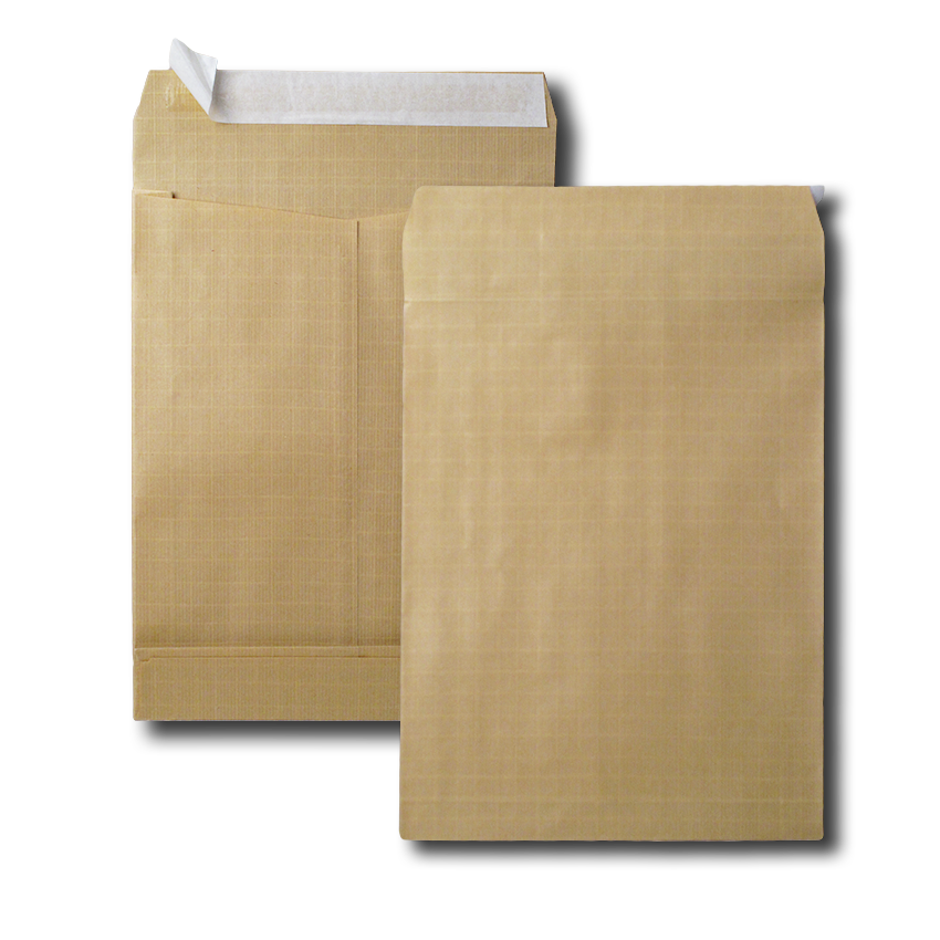 Enveloppes 260x330 kraft armé soufflet 5cm 120p/50