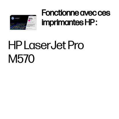 Cartouche toner HP 507a magenta - haute qualité