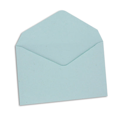 Enveloppes élections 90x140 mm - papier recyclé bleu- boite de 1000
