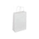 Sac papier kraft  poignées torsadées 22x31x10 -blanc-paquet de 50