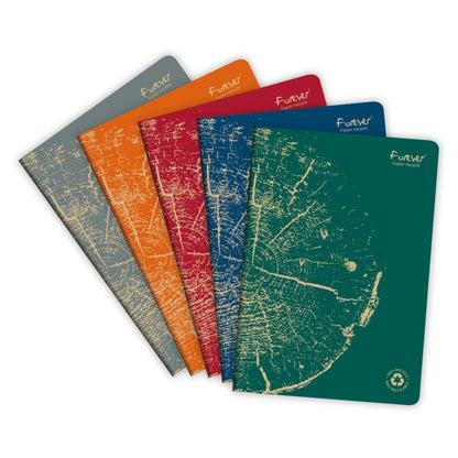 Cahier piqué FOREVER  100% recyclé A4 96 pages ligné