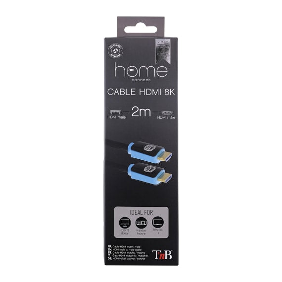 Câble HDMI 8K 2m - Haute Vitesse et Compatibilité 3D
