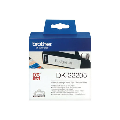 Etiquettes adhésives Brother 62mm x 30m - DK22205