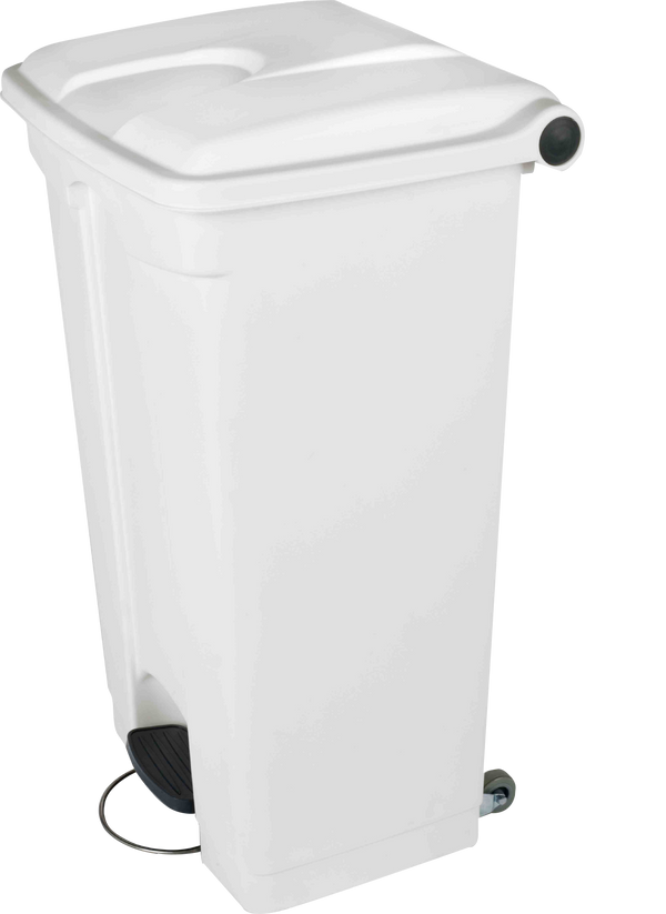 Poubelle à pédale 90l - mobilité et hygiène