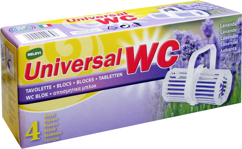 Lot de 4 blocs wc détartrants - triple action efficace