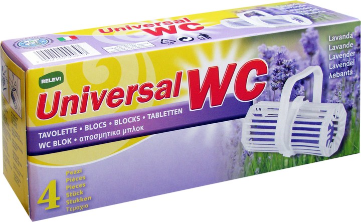 Lot de 4 blocs wc détartrants - triple action efficace